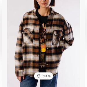 Brixton Bowery Flannel, NWT